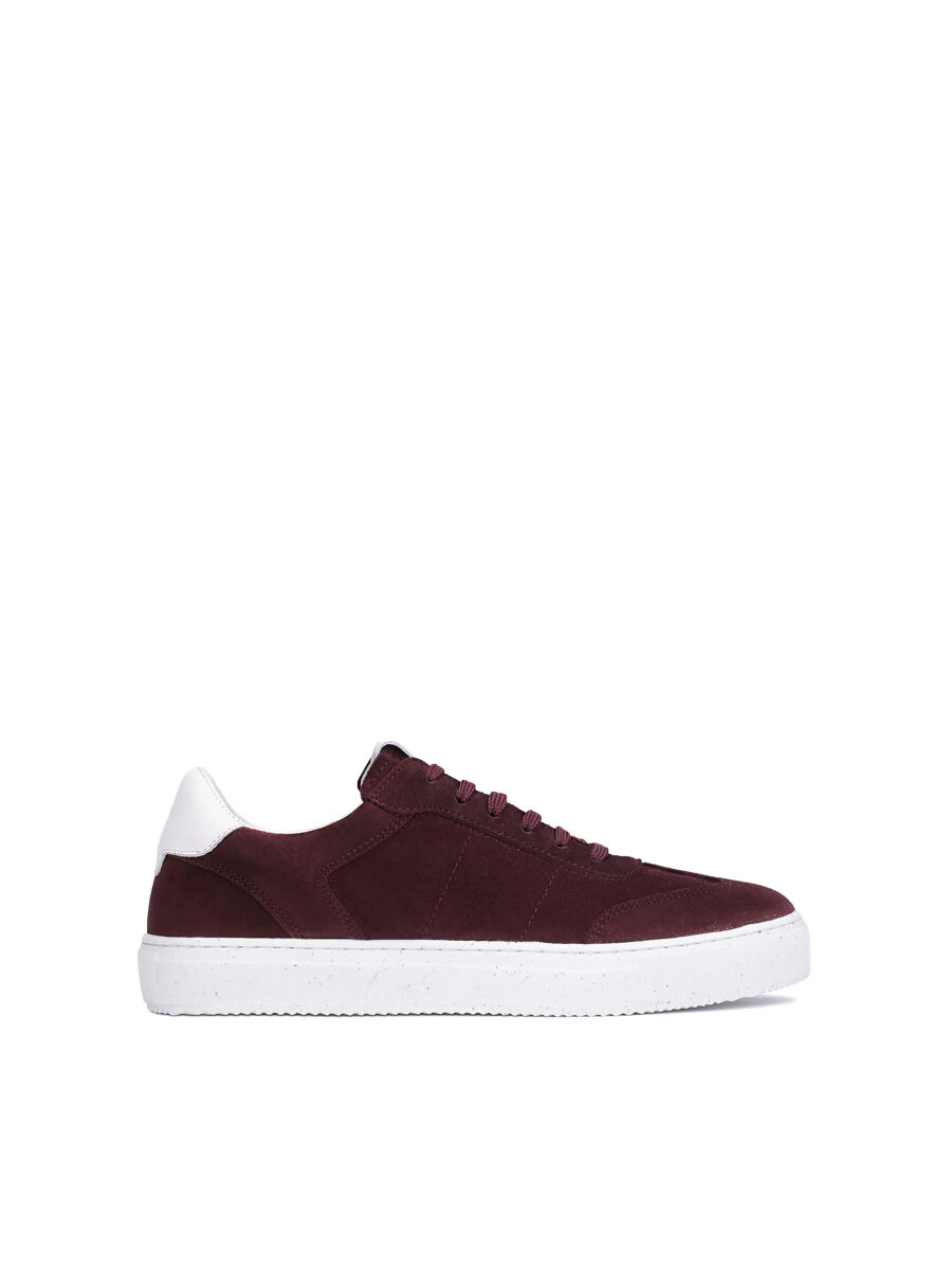 Burgundy suede sneakers INFORMALE - Image 3