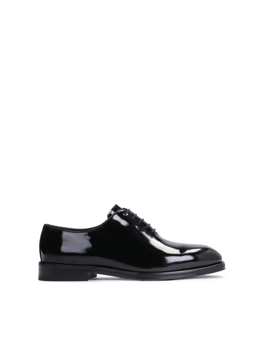 Black lacquered FESTIVO half shoes - Image 3