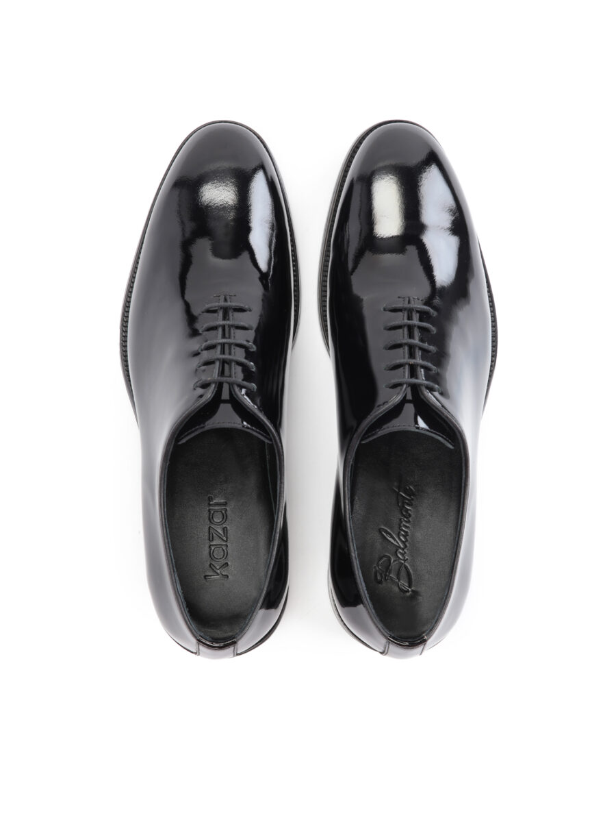Black lacquered FESTIVO half shoes - Image 2