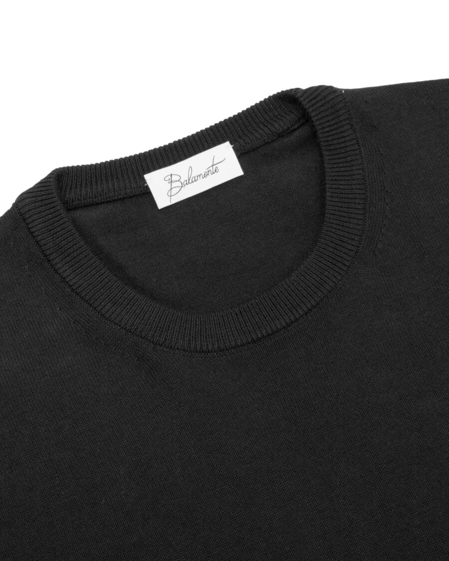 Black cotton sweater - Image 2