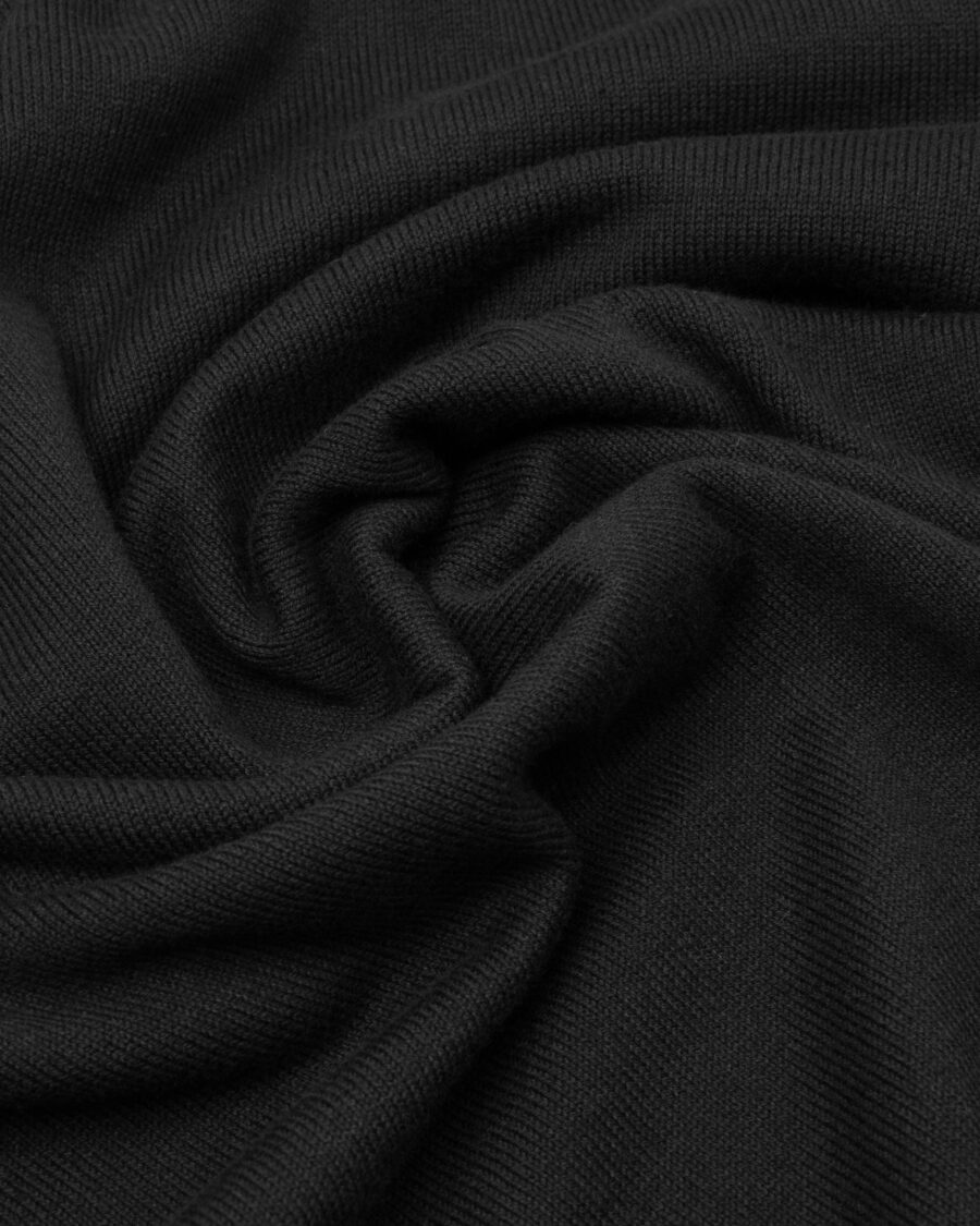 Black cotton cardigan - Image 3