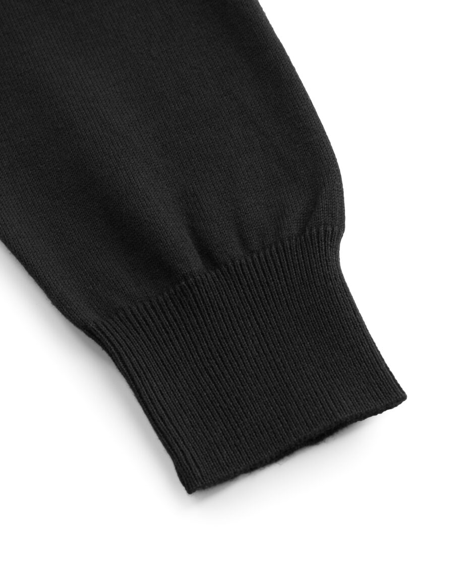 Black cotton cardigan - Image 4