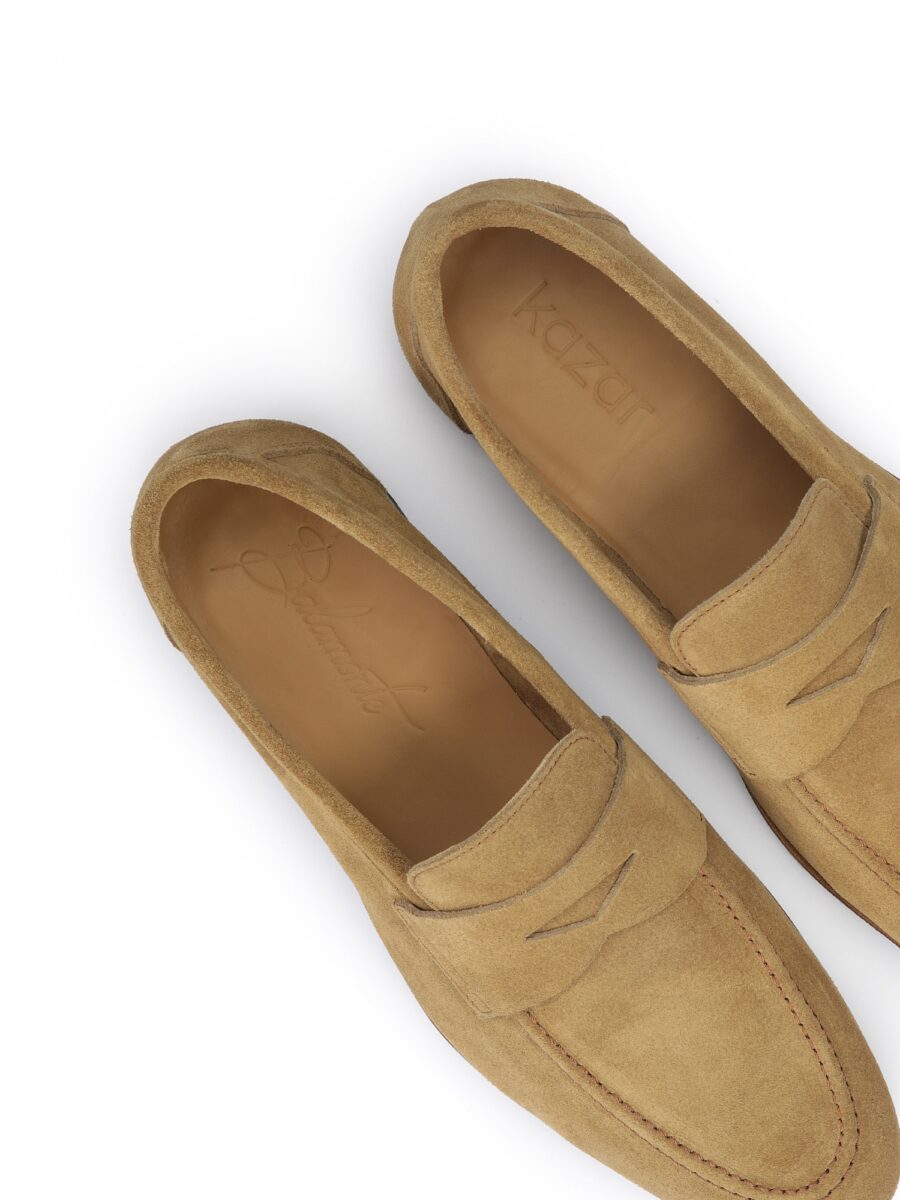 Navy blue suede ELEGANTE half shoes (Kopia) (Kopia) (Kopia) - Image 4