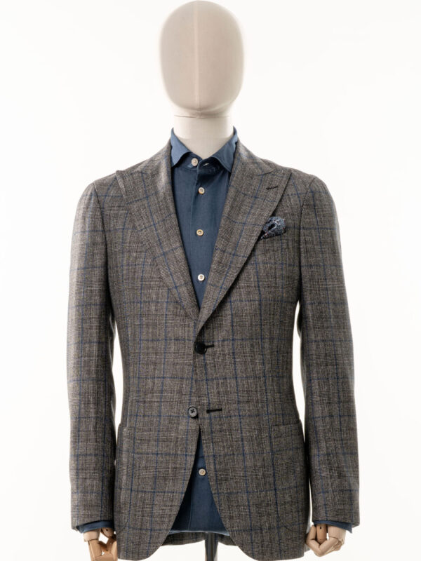 Szara marynarka w kratkę PARIS